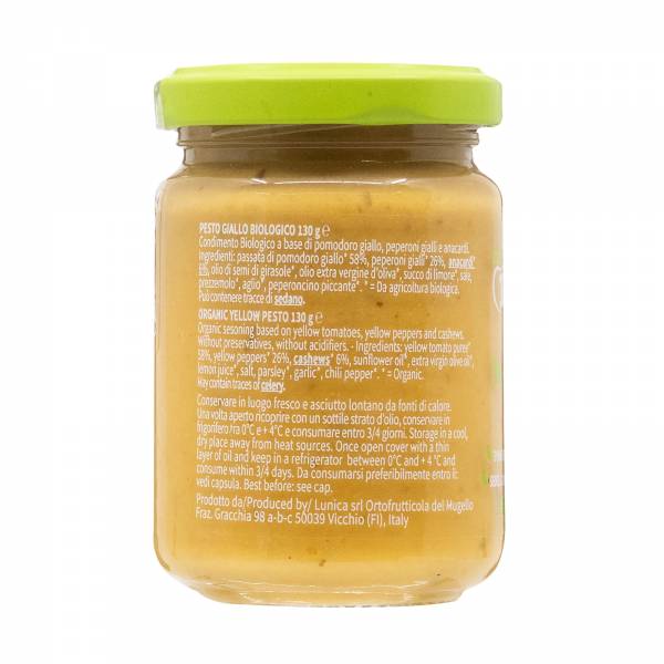 Lunica Organic Yellow Pesto, 130g