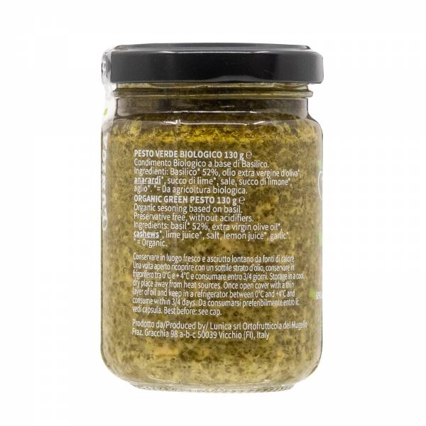 Lunica Organic Green Pesto, 130g