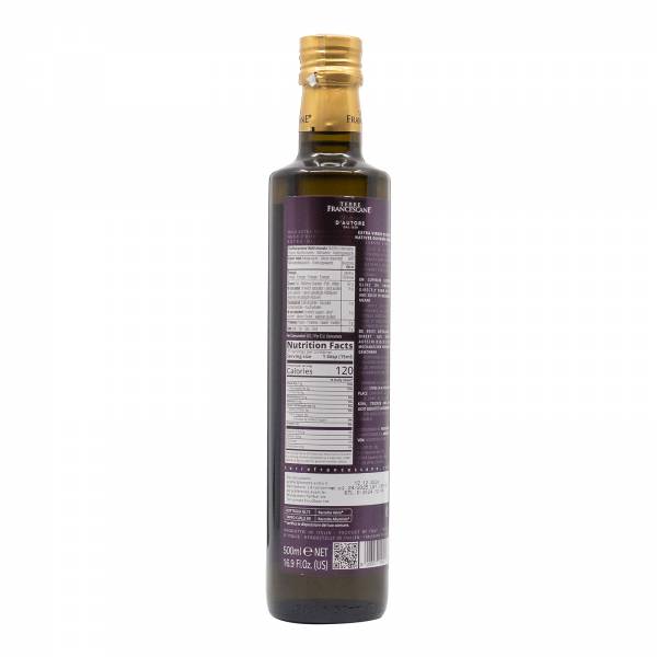 Terre Francescane Monovarietals Leccino Italian Extra Virgin Olive Oil, 500ml
