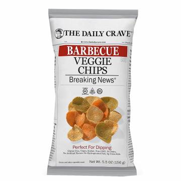 The Daily Crave Barbeque Veggie Chips, 156g