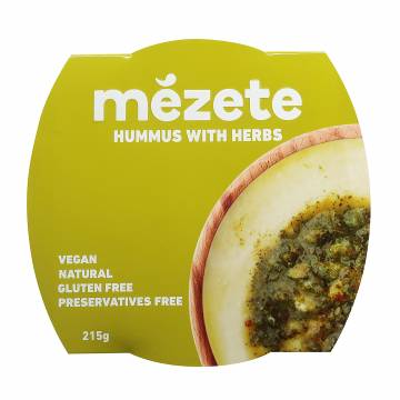 Mezete Herb Hummus, 215g