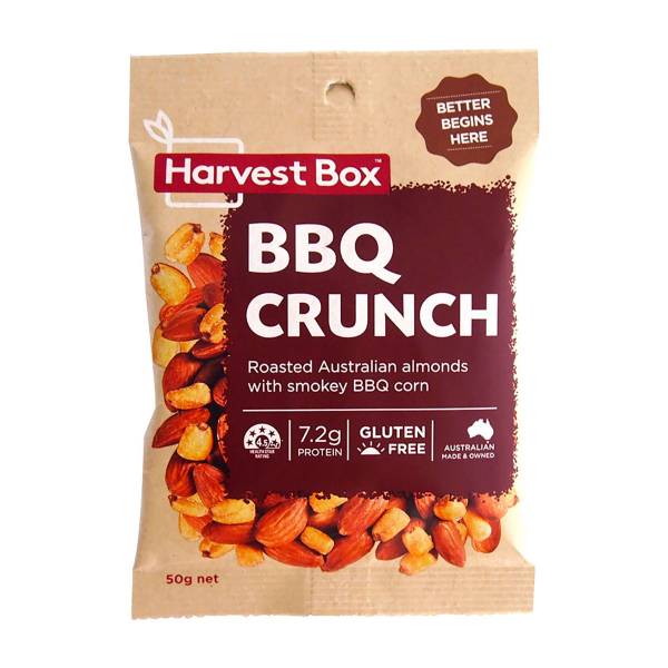 Harvest Box BBQ Crunch, 45g (Pack of 10)