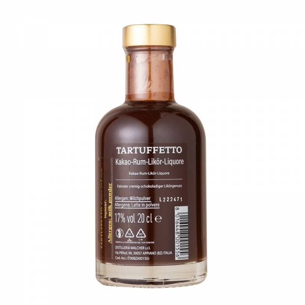 Walcher Tartuffetto (Cacao) Rum, 200ml