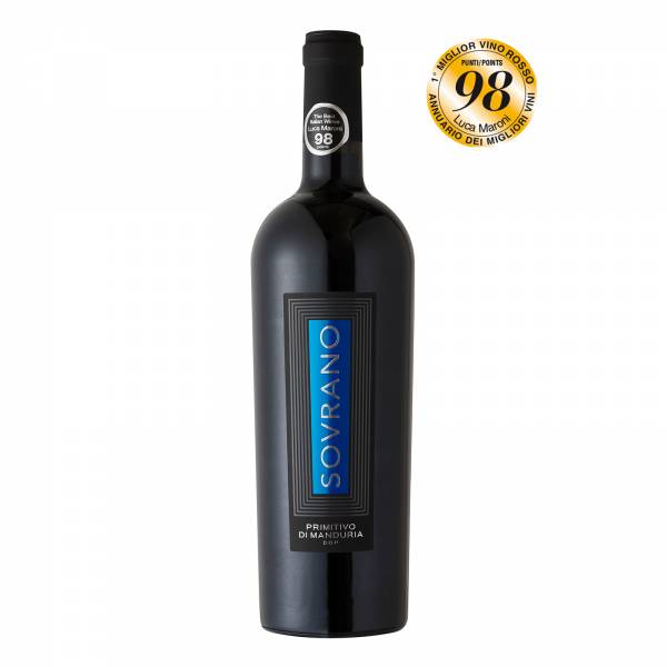 La Bollina "Sovrano" Primitivo di Manduria DOP Red Wine, 750 ml - 6 bots @ $248.80