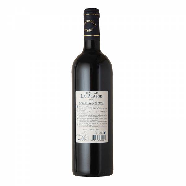 Chateau La Plaige Bordeaux Supérieur Red Wine, 750 ml