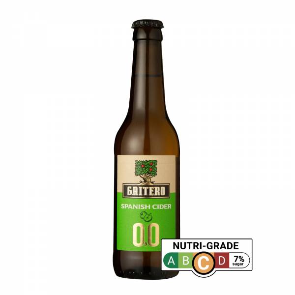 El Gaitero Gaitero Spanish Cider 0.0, 12 x 330 ml