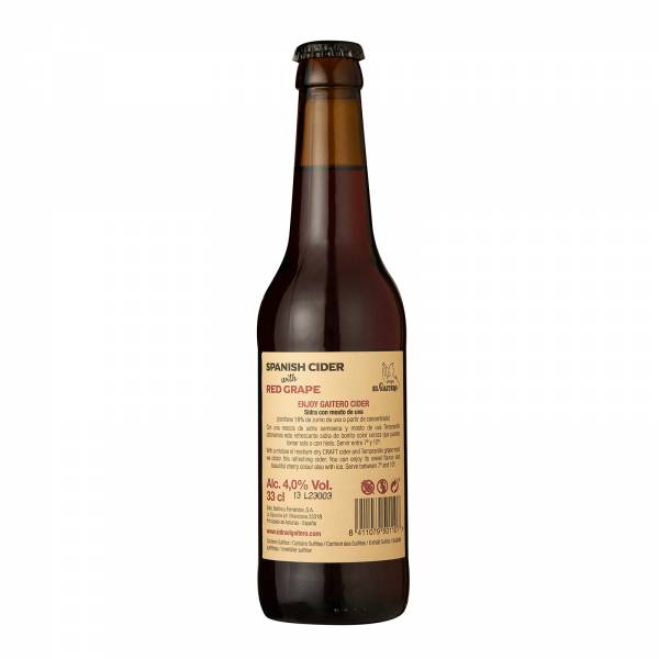 El Gaitero Gaitero "Spanish Cider" Red Grape, 330 ml
