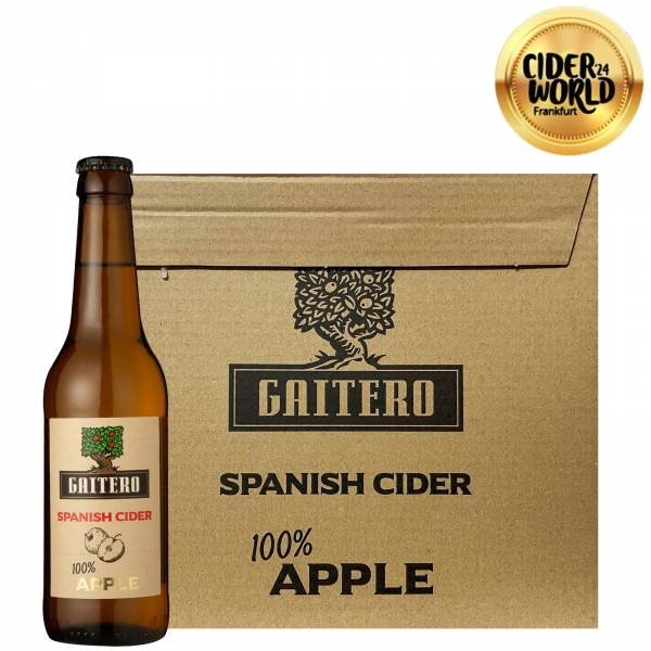 El Gaitero Gaitero "Spanish Cider" 100% Apple, 12 x 330 ml